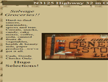 Tablet Screenshot of gibbsvillegeneralstore.com